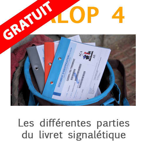 livret signaletique galop 4 Les parties du livret signalétique